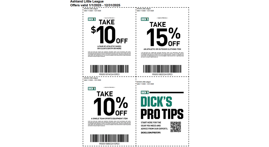 Dicks Sporting Goods Coupon EXP 12/31/25